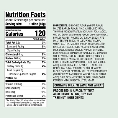 Sliced Multigrain Bread - 17oz - Favorite Day™