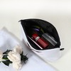 Unique Bargains Large Capacity Zipper Personalized Small Makeup Bag White - 2 of 4