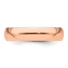 Black Bow Jewelry 2mm to 6mm 14K Rose Gold Half Round Standard Fit Band - 2 of 4