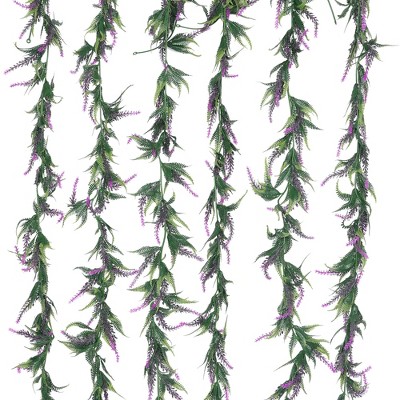 Unique Bargains Home Decor Artificial Lvy Garland Greenery Vines Decor 6 Pcs 72"