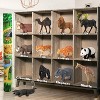 12-Piece Safari Animal Toys with Jumbo Play Mat, Realistic Jungle Figurines for Educational Play and Toddler Learning - 3 of 4