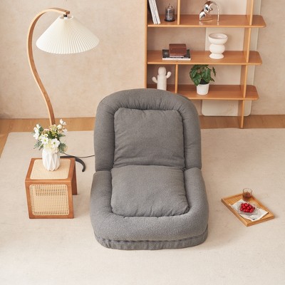 Foldable Lazy Sofa, Triple Fold Small Tatami Sofa Bed, Pull-Out Lounge Chair Sofa,  Space Saving Tatami Sofa for Living Room, Bedroom, Backyard