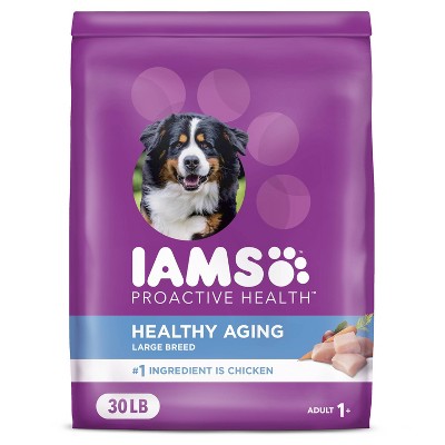 IAMS Healthy Aging Chicken Flavor Large Breed Senior Dry Dog Food - 30lbs