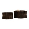 NicBex 31.5 Inch Coffee Table Modern Wooden End Table with Vertical Texture Relief Design for Living Room, Bedroom - 4 of 4