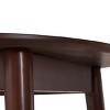 GlasFlength Dining Tables Modern Round Solid Wood Table Simple Elegant Design for Small Spaces and Kitchens, Brown, 31.5"*31.5"*29" - 4 of 4