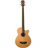 Washburn AB5K-A AB5 Cutaway Acoustic Electric Bass Guitar, Natural - 3 of 4