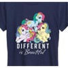 Women's - My Little Pony - Different Is Beautiful Short Sleeve Graphic T-Shirt - 2 of 4