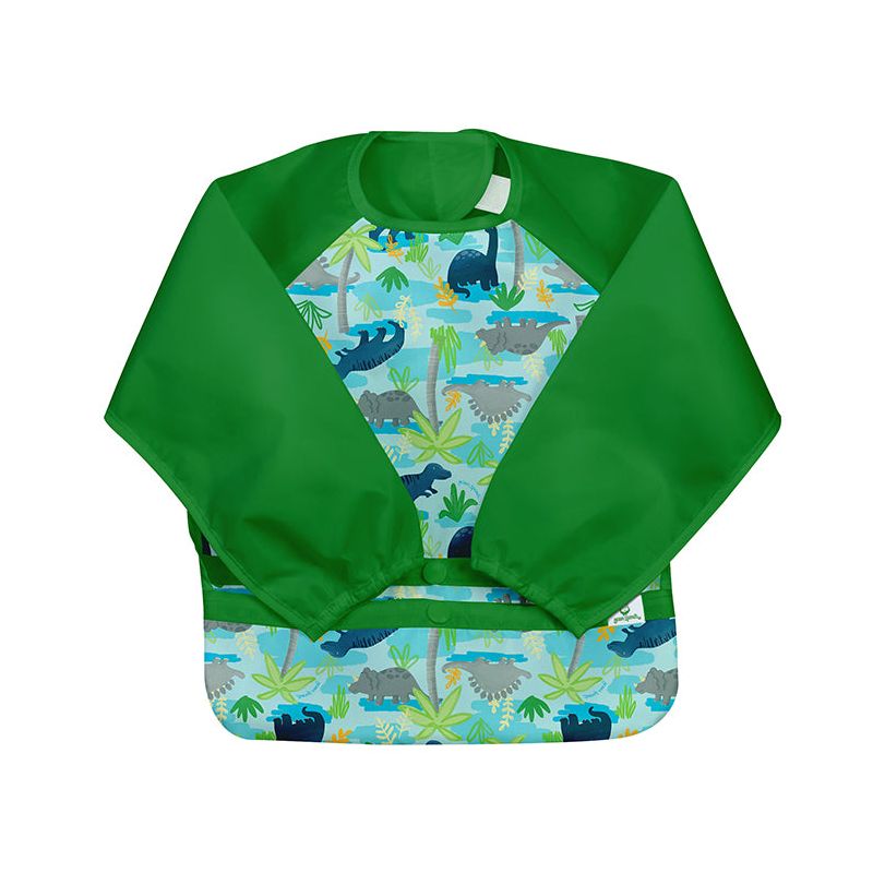 Green Sprouts Snap & Go Easy-wear Long Sleeve Bib (2 pack), 2 of 5