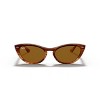 Ray-Ban RB4314N 54mm Woman Cat Eye Sunglasses Brown Lens - 2 of 4