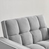 PAGED Multifunctional Sofa Bed Folding Sofa Bed Single Sofa Recliner with Curved Backrest for Living Room, Apartment - 4 of 4