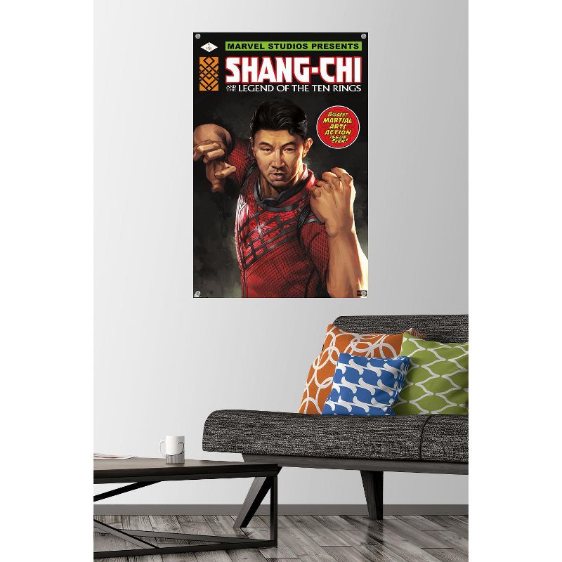 Trends International Marvel Shang-Chi and the Legend of the Ten Rings - Action Issue Unframed Wall Poster Prints, 2 of 7