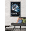 Trends International NFL Dallas Cowboys - Neon Helmet 23 Framed Wall Poster Prints - 2 of 4