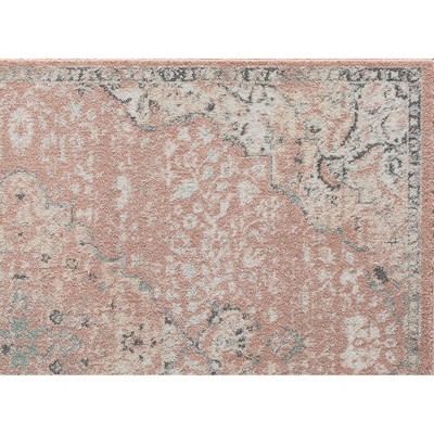 Harper Pink Amaranth Vintage Synthetic Area Rug