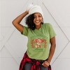 Simply Sage Market Women's Mooey Christmas Short Sleeve Graphic Tee - 2 of 4