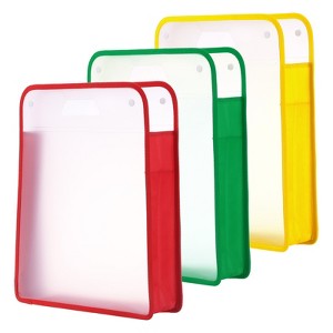 Unique Bargains Waterproof Large Capacity Scrapbook Paper Storage Organizer 3 Pcs - 1 of 4