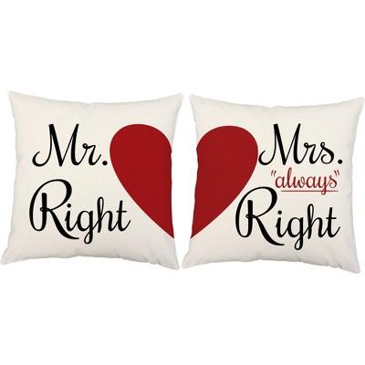 mr and mrs cushions