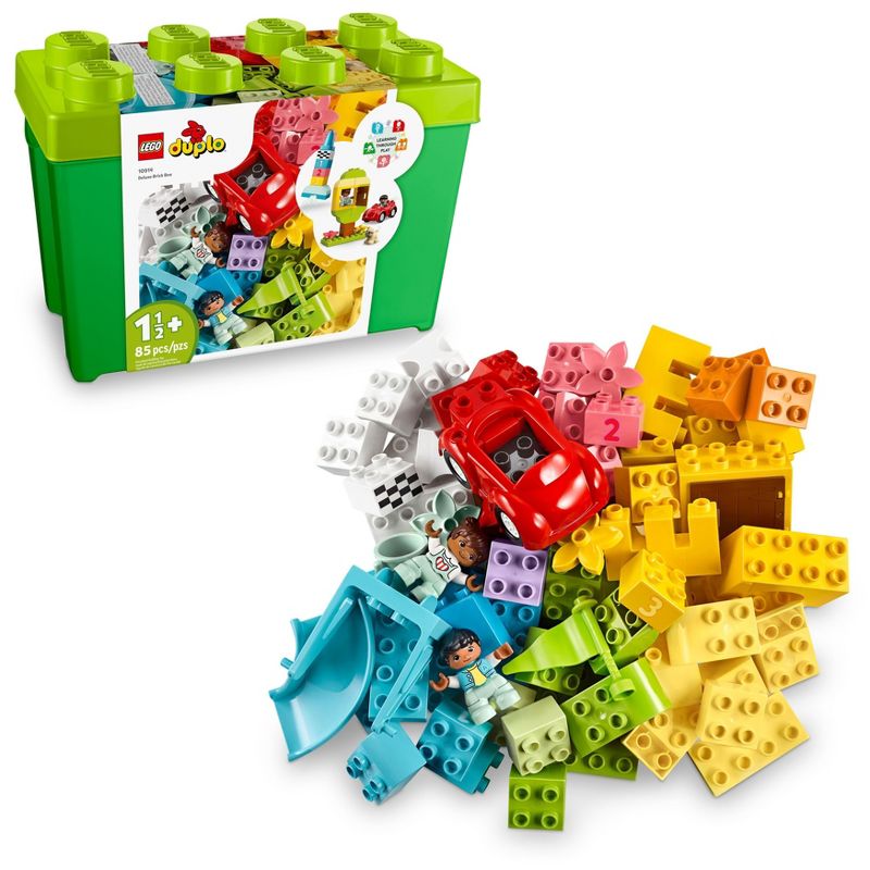 LEGO DUPLO Classic Deluxe Brick Box Building Set 10914, 1 of 9