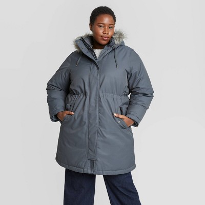 plus size cold weather coats