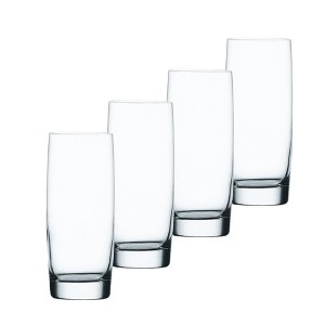 Nachtmann Vivendi 14 oz Long Drink Glasses – 4-Piece Lead-Free Clear Crystal Glassware for Water, Juice, Cocktails, Iced Tea & Cold Drinks - 1 of 4