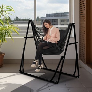 Ainfox Portable Hammock Chair and Hammock bed with Stand for patio outdoor - 1 of 4