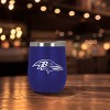 NFL Baltimore Ravens 10oz Team-Colored Wine Tumbler - 3 of 3