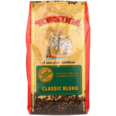 Tortuga Ground Gourmet Coffee Classic Blend - Case of 6 - 10 oz