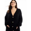 June + Vie by Roaman's Midi-Length Button-Down Cardigan - 4 of 4