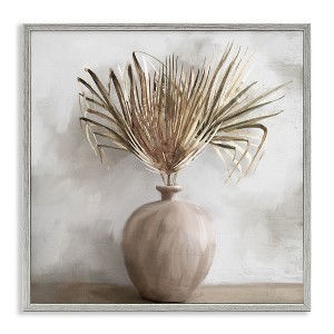 Stupell Industries Fan Plant in Vase, 24" x 24" - 1 of 4