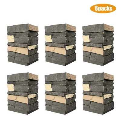 High-Density Polyurethane Faux Stone Siding Panels for Interior Exterior Decor Covering Rock Panel PU Stone