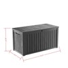 Naysaye Deck Boxes, 150 Gal Outdoor Storage Deck Box, Small Patio Storage Bin for Garden Tools, Black, 54.25"*26.5"*28.74" - 3 of 4