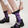 Anna-Kaci Women's 3-Pair Floral Pattern Crew Socks with Scalloped Cuff and Allover Knit Design for Everyday Style - 2 of 4