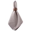 Design Imports  Chambray Napkin Set 6 Piece, Stone, 20X20" - 2 of 4