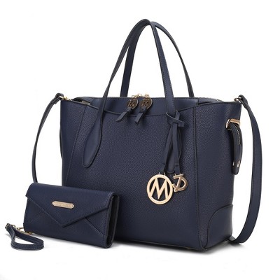 MKF Collection Bruna Vegan Leather Women’s Tote Bag with Wallet by Mia K