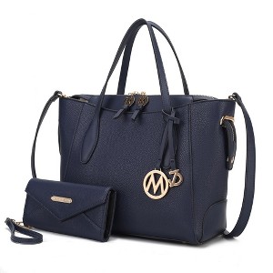 MKF Collection Bruna Vegan Leather Women’s Tote Bag with Wallet by Mia K - 1 of 4