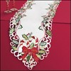 Collections Etc Candy Cane Christmas Table Linens - 2 of 2