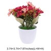 Unique Bargains Artificial Plants Autumn Cherry Blossoms Plastic 3.74"x3.74"x7.87" 1 Pcs - 3 of 4
