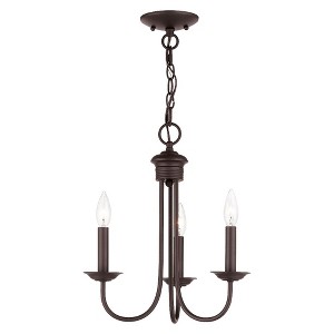 Livex Lighting Estate 3 - Light Chandelier in  Bronze - 1 of 1