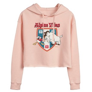 Women's - Disney - Alpine Vibes Cropped Graphic Hoodie - 1 of 3