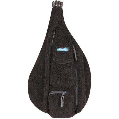 Kavu Rope Fleece Bag Sling Crossbody Faux Shearling Backpack