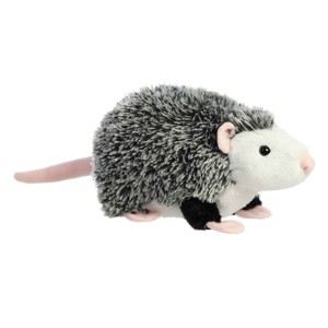 Aurora Small Ozzie Opossum Mini Flopsie Adorable Stuffed Animal Black 6.5" - 1 of 4