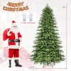 Costway 6/7/8 FT Artificial Christmas Tree with 270 LED Lights, 746 Branch Tips for Home Party - 3 of 4