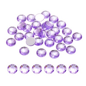 Unique Bargains Acrylic Flat Back Diamond Gems Bead for Face Painting DIY Crafts 50 Pcs - 1 of 4