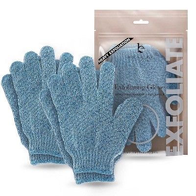 200 Pcs Exfoliating Gloves Bulk for Body Double Sided Exfoliating