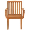 Eucalyptus Grandis Wood Dining Armchair Beige - National Tree Company - 4 of 4