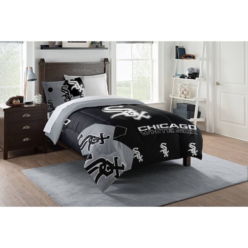 Mlb Chicago White Sox Hexagon Comforter, White Twin Bed Comforter Set