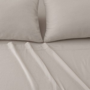 Solid Fleece Sheet Set - Isla Jade - 1 of 4