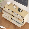 Rattan Drawer Dresser, with USB Ports and Outlets, 6 Chests of Drawers Storage for Bedroom Equipped with Anti-Tip Kits - 3 of 4
