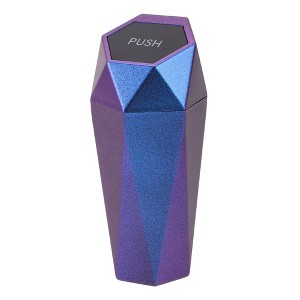 Unique Bargains Car Trash Can Portable Car Cup Holder Plastic Trash Bin 1 Pc - 1 of 4