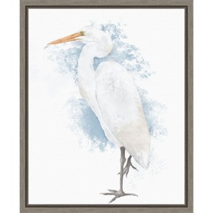 Amanti Art Coastal Heron I by Jade Reynolds Canvas Wall Art Print Framed 16 x 20-in. - 1 of 4