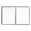 Eight-Person Group Practice Daily Appointment Book, 11 x 8.5, Black Cover, 12-Month (Jan to Dec): 2026 - 2 of 4